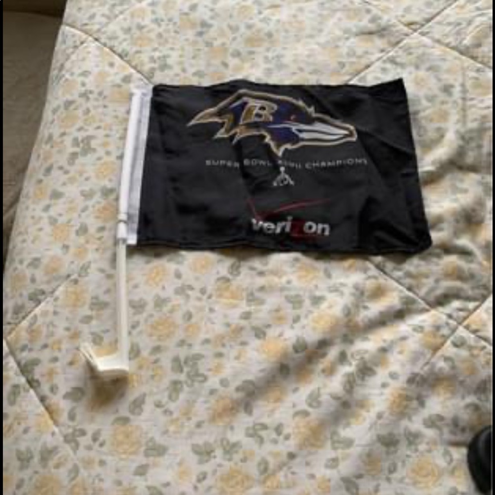 Ravens Car Flag Super Bowl XLVII Champions
